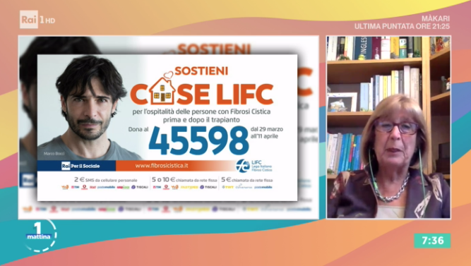 Unomattina's tweet photo. Da oggi fino all'11 aprile si può sostentere la Lega Italiana Fibrosi Cistica con un sms per la realizzazione delle "Case Lifc". Dona al 45598. #includerai @RaiperilSociale #29marzo https://t.co/Isr1menjlA