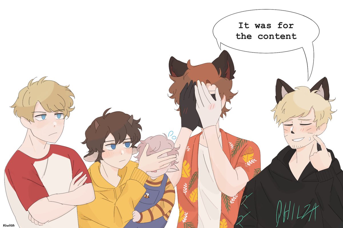kiwisb_'s tweet photo. Always for the content smh smh
#tommyinnitfanart #ranboofanart #tubbofanart #philzafanart #mcytfanart #catboo #catza https://t.co/JeEgiymyNk