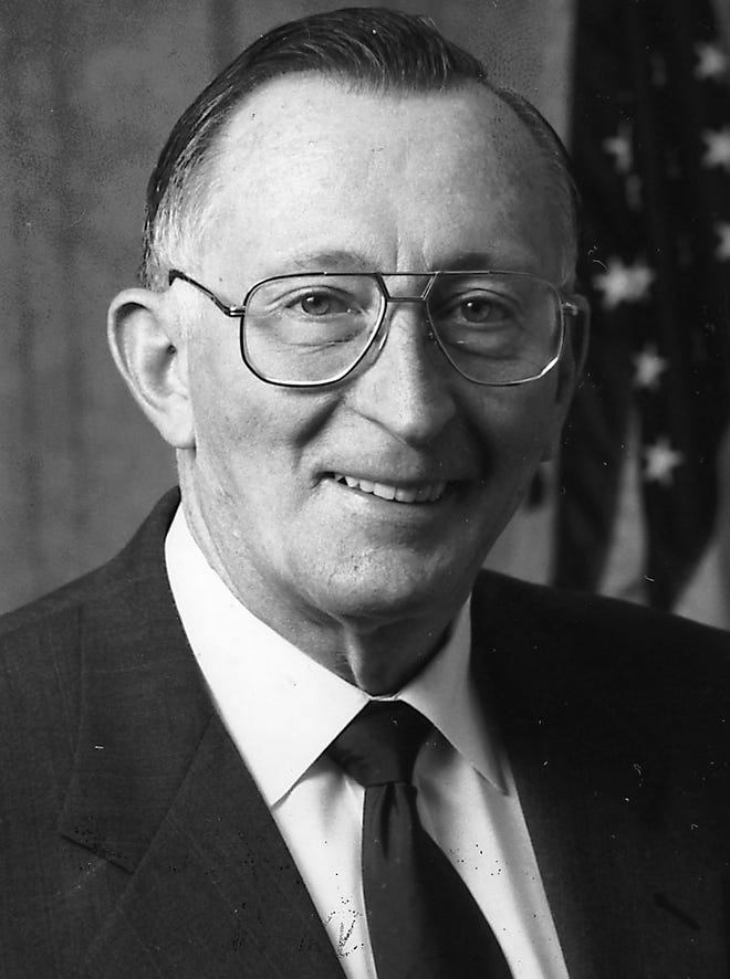 thebluenevadan's tweet photo. Remembering Speaker Emeritus and Gentleman Joe Dini on what would have been his 92nd birthday. Senator #DebbieSmith was right - on top of all the other reasons we remember him, the partisan civility he modeled and championed makes us miss him even more. https://t.co/GXI2rUK1YR