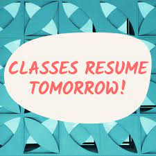 Classes resume tomorrow!
Monday will be an A day!
#SSHS
#pantherpride