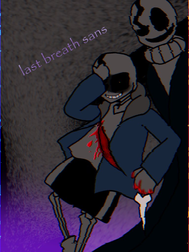 HALP927's tweet photo. 夜中の2時に唐突に描きはじめたlast breath sans https://t.co/3HU9E37ER3