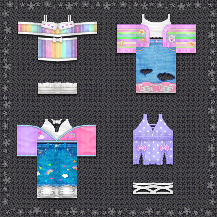 DesignsMmm's tweet photo. 🌸🌸🌼Spring has Sprung 🌼🌸🌸
🌸🌸Easter/ Spring Clothing Mix🌸🌸

daisies bunnies blossoms blooms
blue skies and butterflies

Available soon in Royale High

OR Available right now in my inventory https://t.co/WIMuhkebxm

OR shop here (still loading atm)
https://t.co/qNd1Sx0oC6 https://t.co/VsJnwlsM42