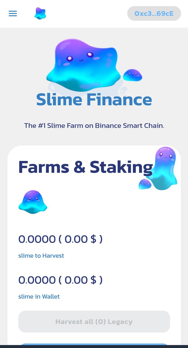 Slime pool! Join me on mad APY%!!! 
Link also in comments! 

slime.finance/?slime-friend=…