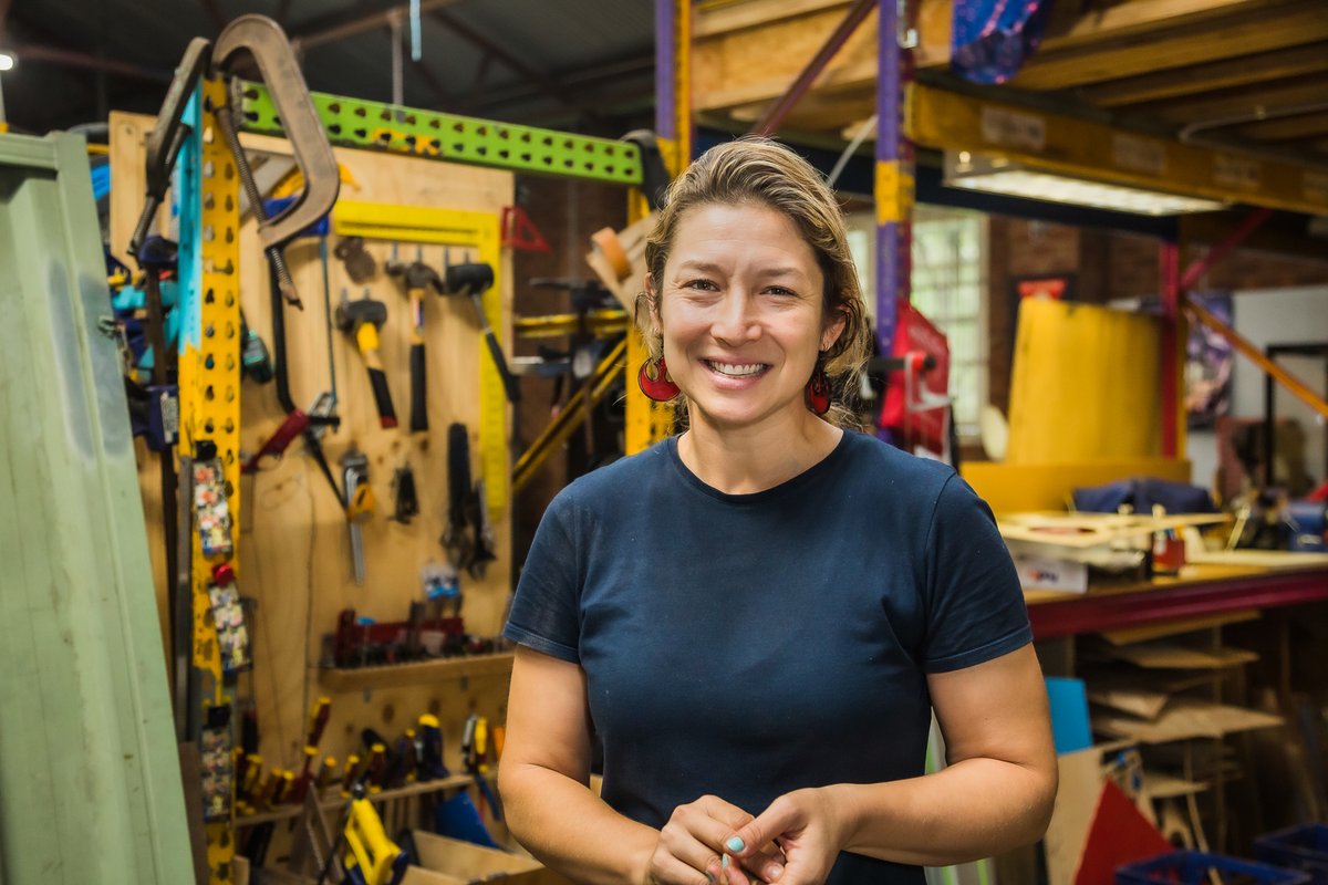 Staff spotlight-meet Leanna!
The founder of Sparkhaus, the mastermind behind this dynamic makerspace. Once you meet her, you will see how passionate she is about community and creating opportunities for everyone.

Leanna's energy is infectious - join the Sparkhaus community.