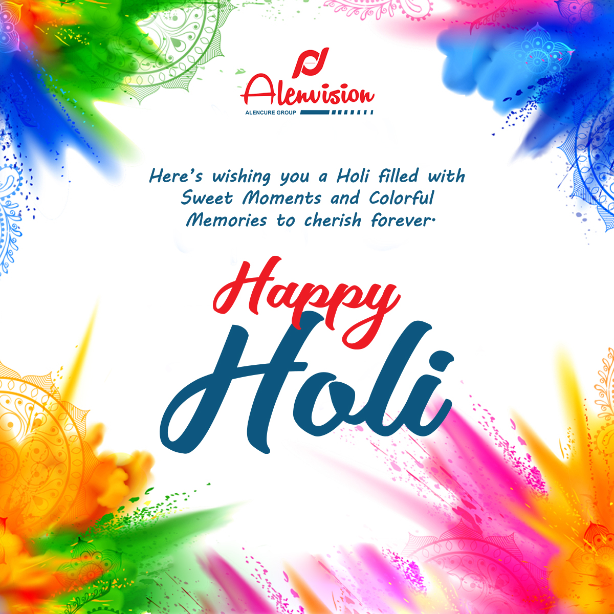 Here’s wishing you a #Holi filled with #SweetMoments and #ColorfulMemories to cherish forever.
#HappyHoli!