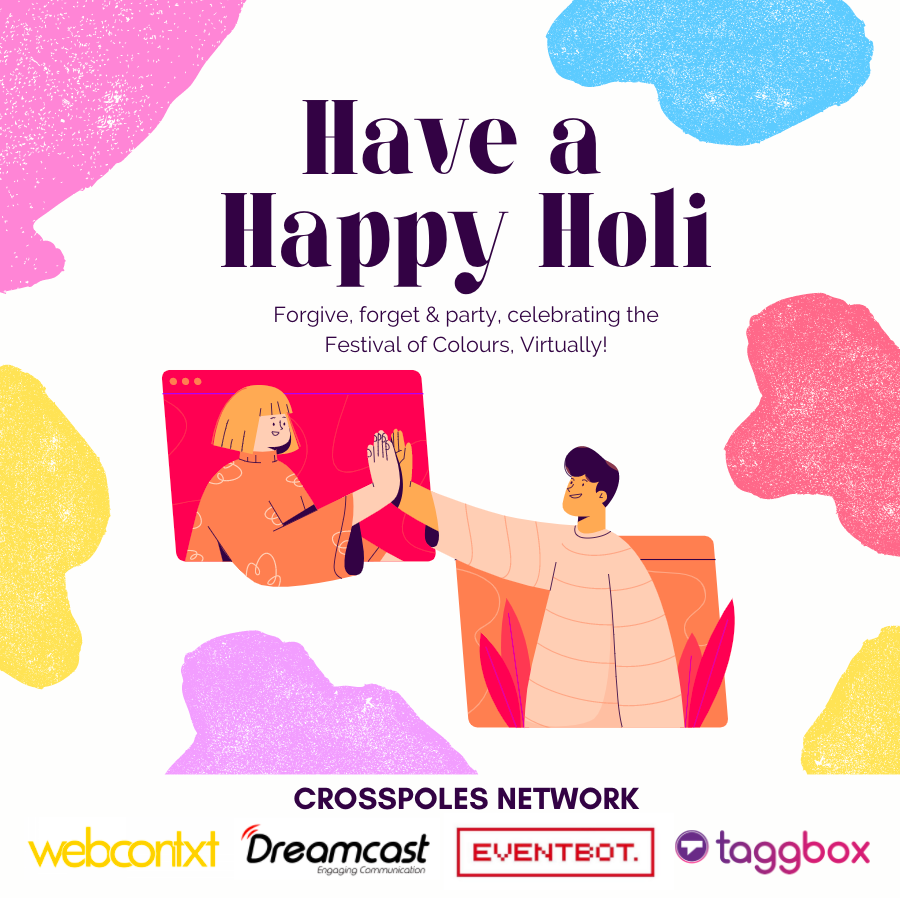 webcontxt's tweet photo. Happy Holi everyone! :) #HappyHoli #Holi2021 #VirtualHoli https://t.co/hpHfWVyASx