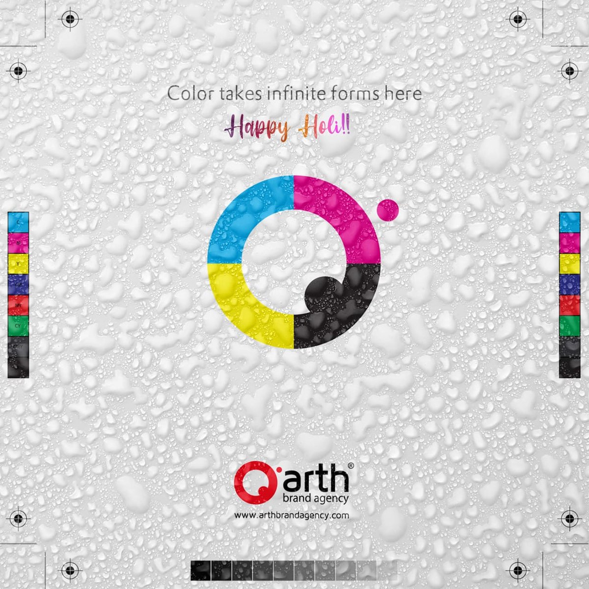 Stay safe ! Stay #COLOUrFUL
Wishing you all a happy and safe Holi!

#holi #holifestival #holifestivalofcolours #colorful #colourful #colorsofindia #cmyk #arthbrandagency