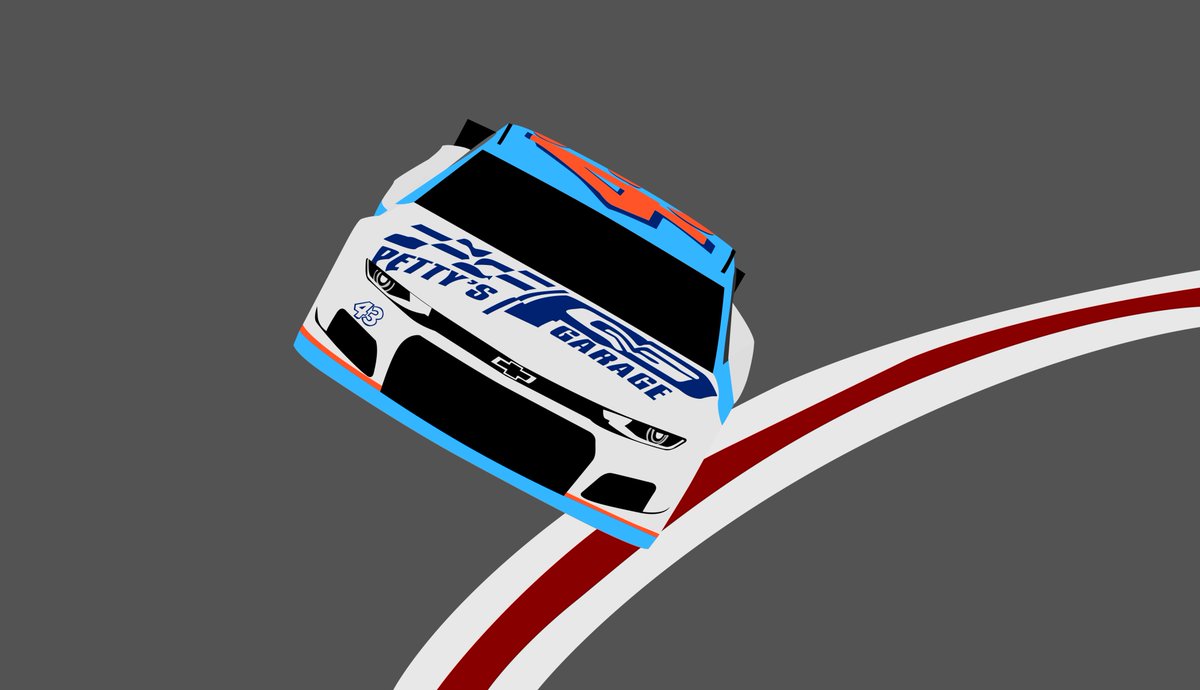 JoeTowDesigns's tweet photo. Some @Erik_Jones and @pettysgarage racecar stuff from some of the photos from Atlanta last week. Really hoping everyone @RPMotorsports has a great race tomorrow! 
#Nascar #VectorArt #WIP https://t.co/S9JgnMc7j9