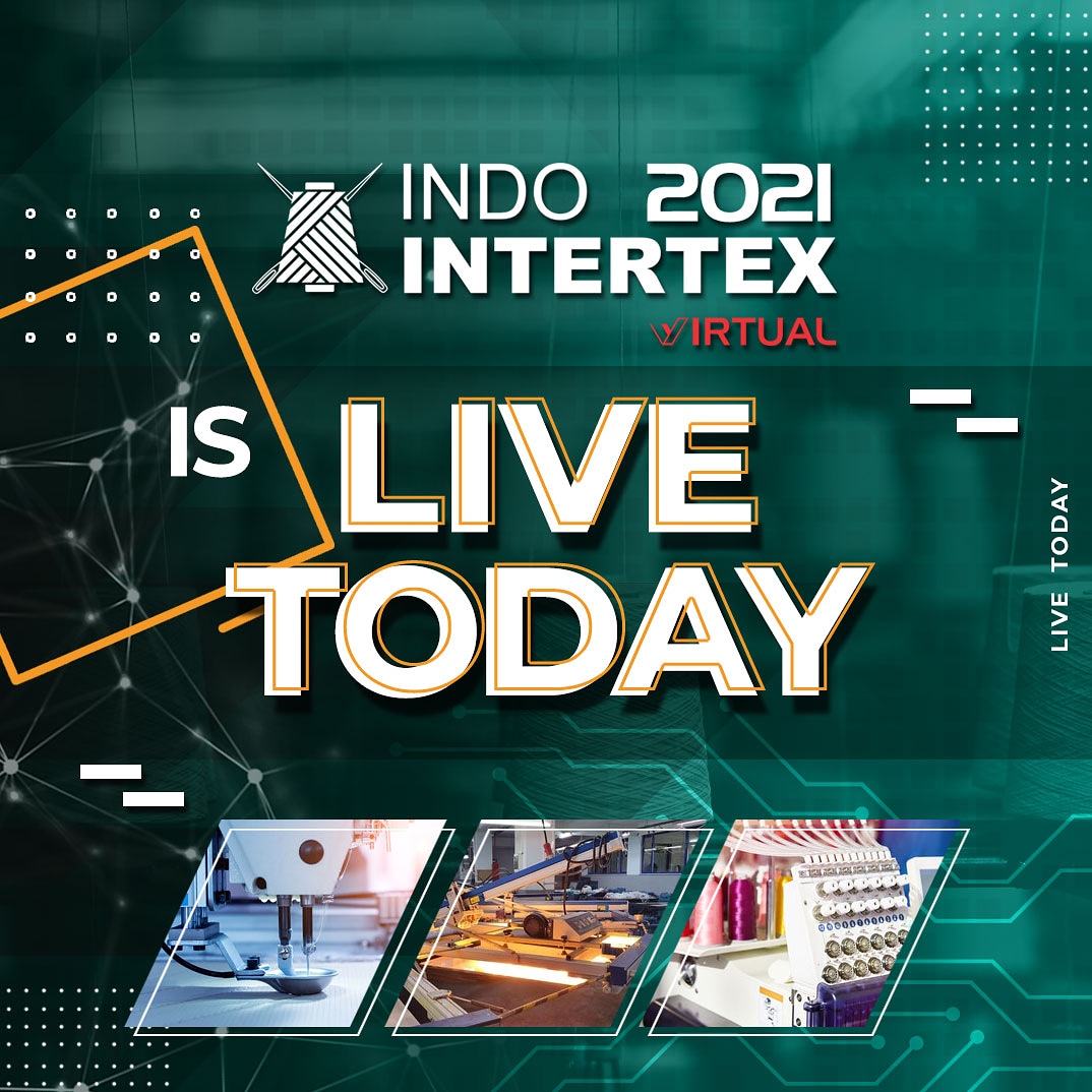 Indointertex's tweet photo. The virtual showcase is LIVE TODAY!

Get your chance to meet, exchange ideas and network with high profile textile industry players without the boundaries.

Make sure you have registered and received a confirmation email to access INDO INTERTEX Virtual 2021. https://t.co/qSnYFupz8o