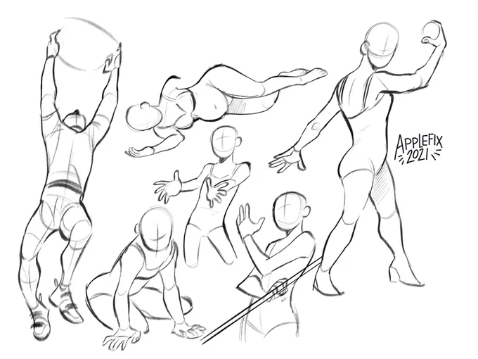 More figure drawings : D 