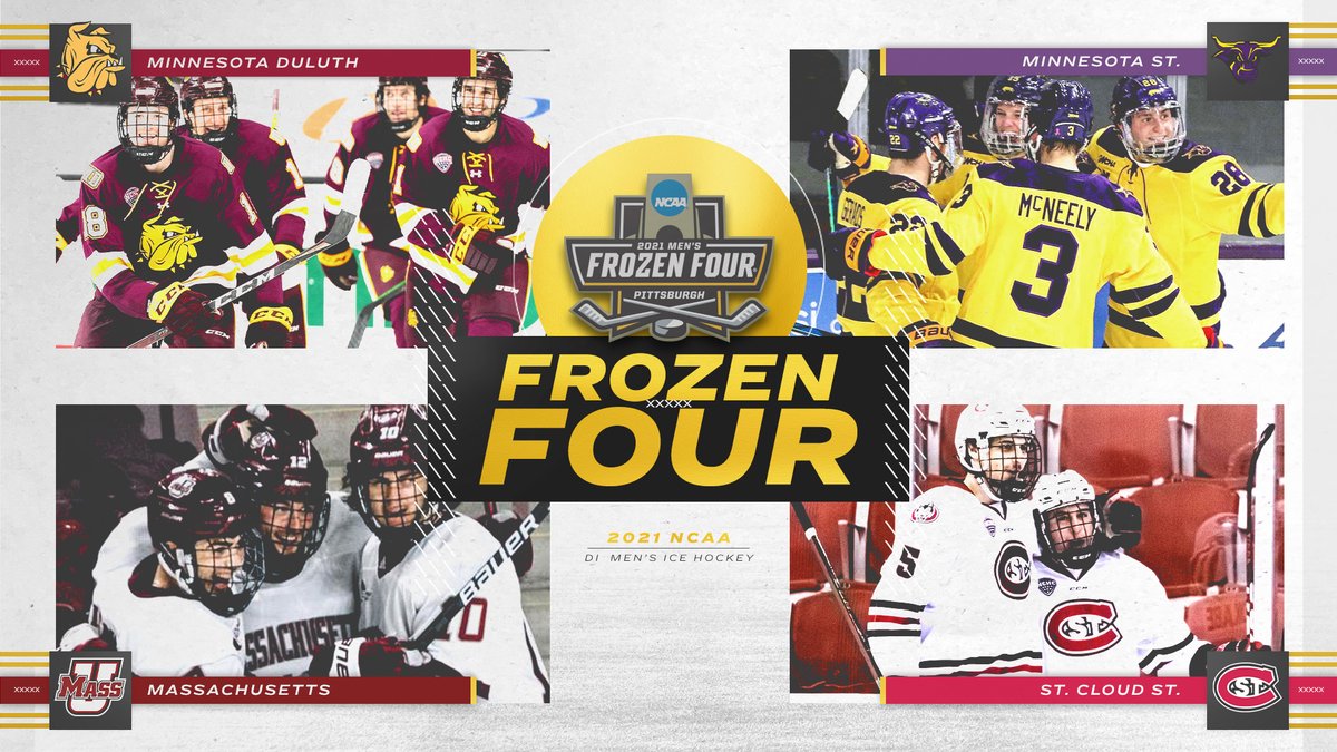 And then there were 𝑭𝑶𝑼𝑹...

#FrozenFour