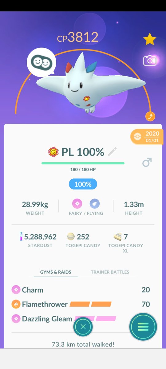 JacobDadds's tweet photo. L51 Togekiss 😍😍 #PokemonGo #PokemonGoRaids https://t.co/486sIsD0j9