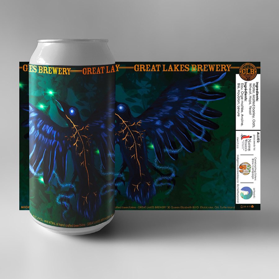 I am so excited to announce the <a href="/GreatLakesBeer/">Great Lakes Brewery 🇨🇦</a> label for the Celebrating Sisters project organized by the Indigenous Brew Crew &amp; Do Better Be Better to raise awareness about MMIWG2S and donate money to Indigenous women’s organizations.
