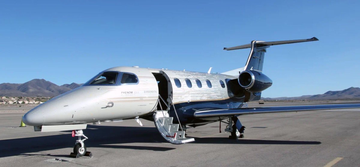 LlcBoundless's tweet photo. #Jetoftheweek Embraer Phenom 300. A beautiful super light jet aircraft. Seats six and is a versatile aircraft that is perfect for smaller airports and fast enough to be an effective business travel tool. 
#privatejet #travel #tourism https://t.co/kxrDpelUAM