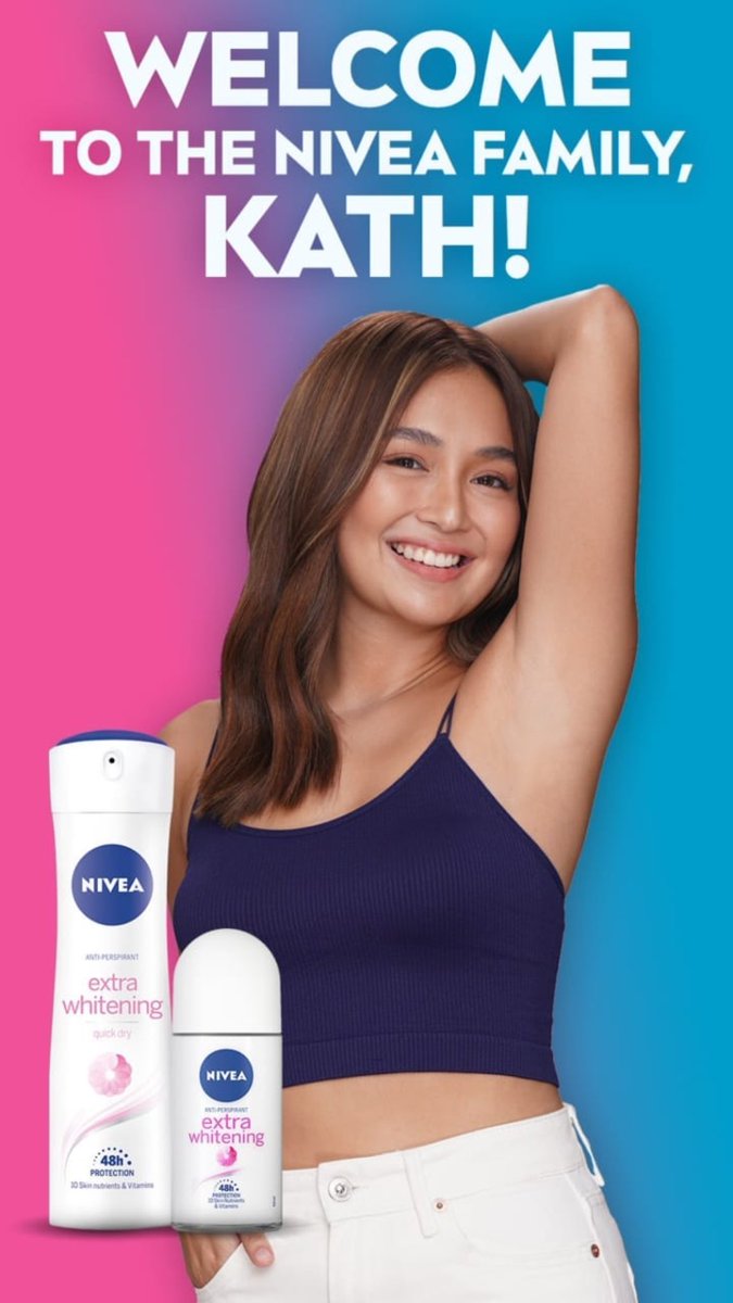 Let's welcome <a href="/bernardokath/">KATH 🐘</a>'s new family! <a href="/NIVEA_PH/">NIVEA Philippines</a> 💙

#KathrynxNIVEA