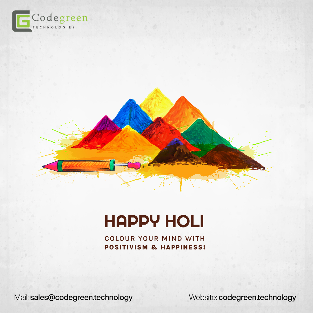 codegreentechno's tweet image. Colour your mind with positivism and happiness!
 Happy Holi
#holi #HappyHoli #holi2021 #holicelebration2021