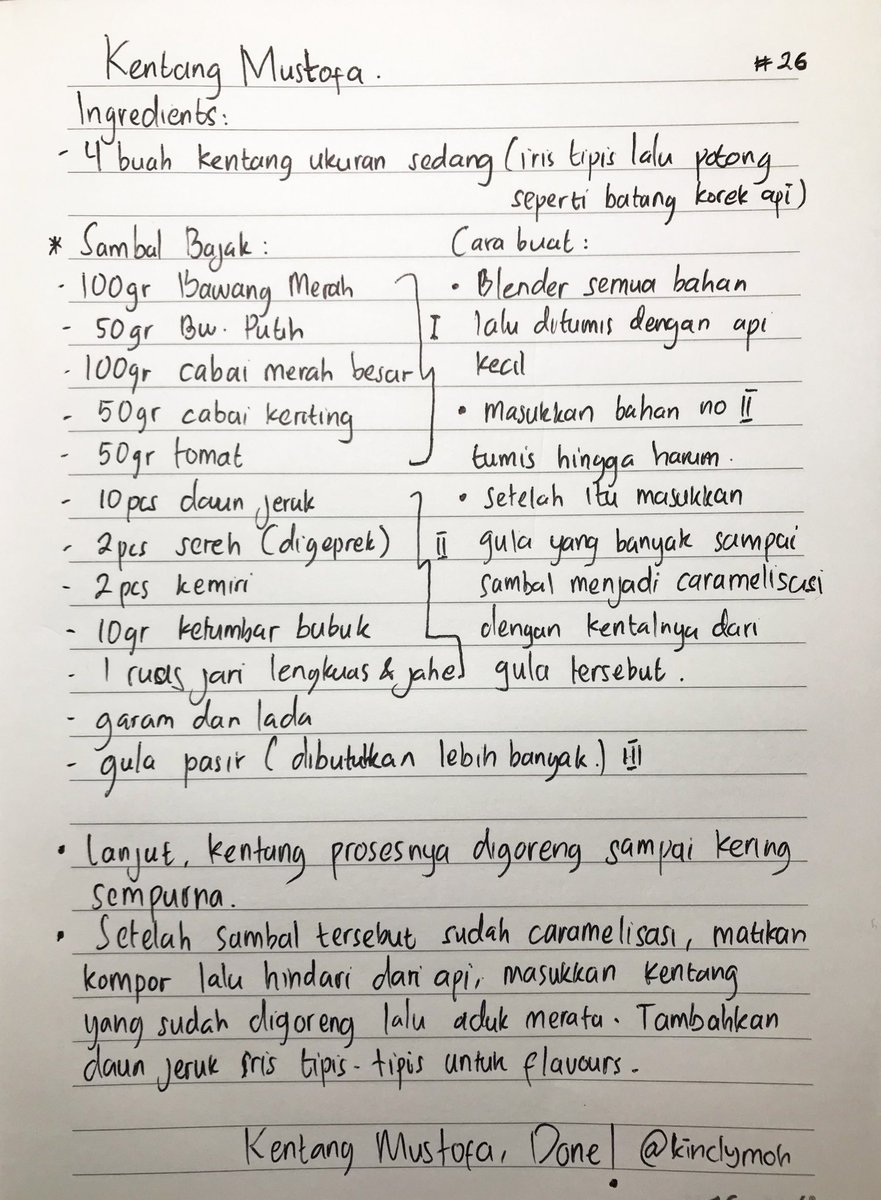 kindymoh's tweet photo. Kentang Mustofa, bocorin resepnya nih.. Sebentar lagi kan puasa, buat kalian yg mau buka puasa bisa cobain resep kentang ini pake nasi anget juga udah manteb! Resep dibawah yaaa gais🙌 https://t.co/mmMHuArW2N