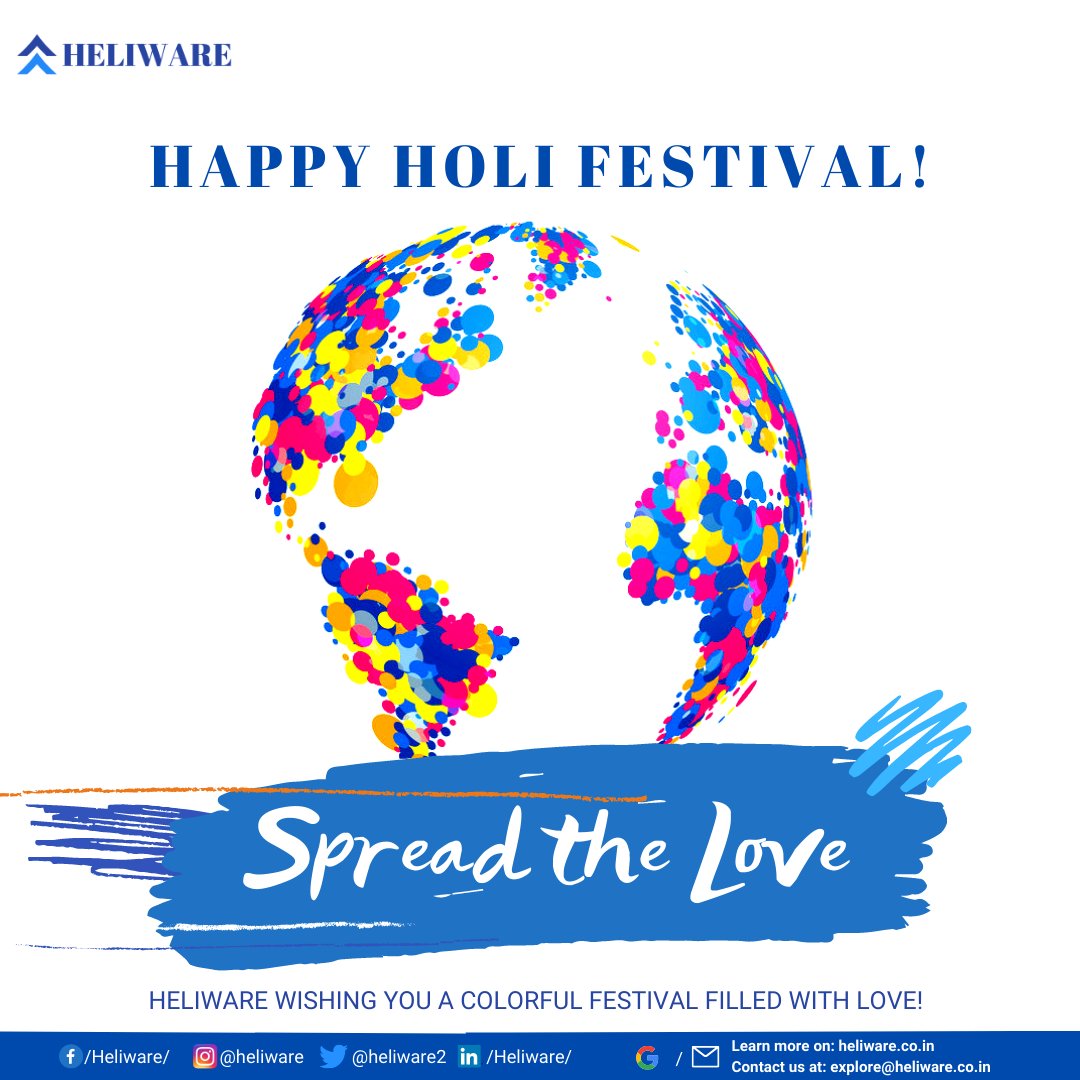 Heliware2's tweet photo. Holi, a lovely festival that reminds us that positivity wins over negativity and that good always conquers over the evil. Happy and prosperous Holi to you all.
#heliware #holi #happyholi #festival #photography #colours #HappyHoli2021 #HappyHoli #होली #होली_की_हार्दिक_शुभकामनाएं https://t.co/duX9J5wDol