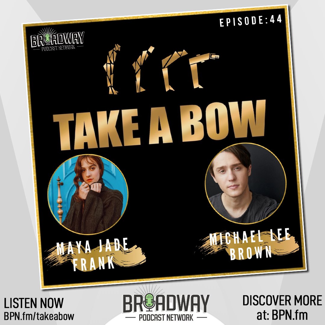 - <a href="/NWT_Pod/">NWTpodcast</a> Episode #13 <a href="/andrewkober/">Andrew Kober</a>: "I Like The Idea of Being Mysterious" BPN.fm/nwt
- <a href="/takeabowpodcast/">Take A Bow</a> Episode #44 with guests, <a href="/mayajadefrank/">Maya Jade Frank</a> + <a href="/HeyMichaelLeeB/">Michael Lee Brown</a> BPN.fm/takeabow

#theatre #podcast #musical #broadway #DearEvanHansen #MammaMia #LesMiserables