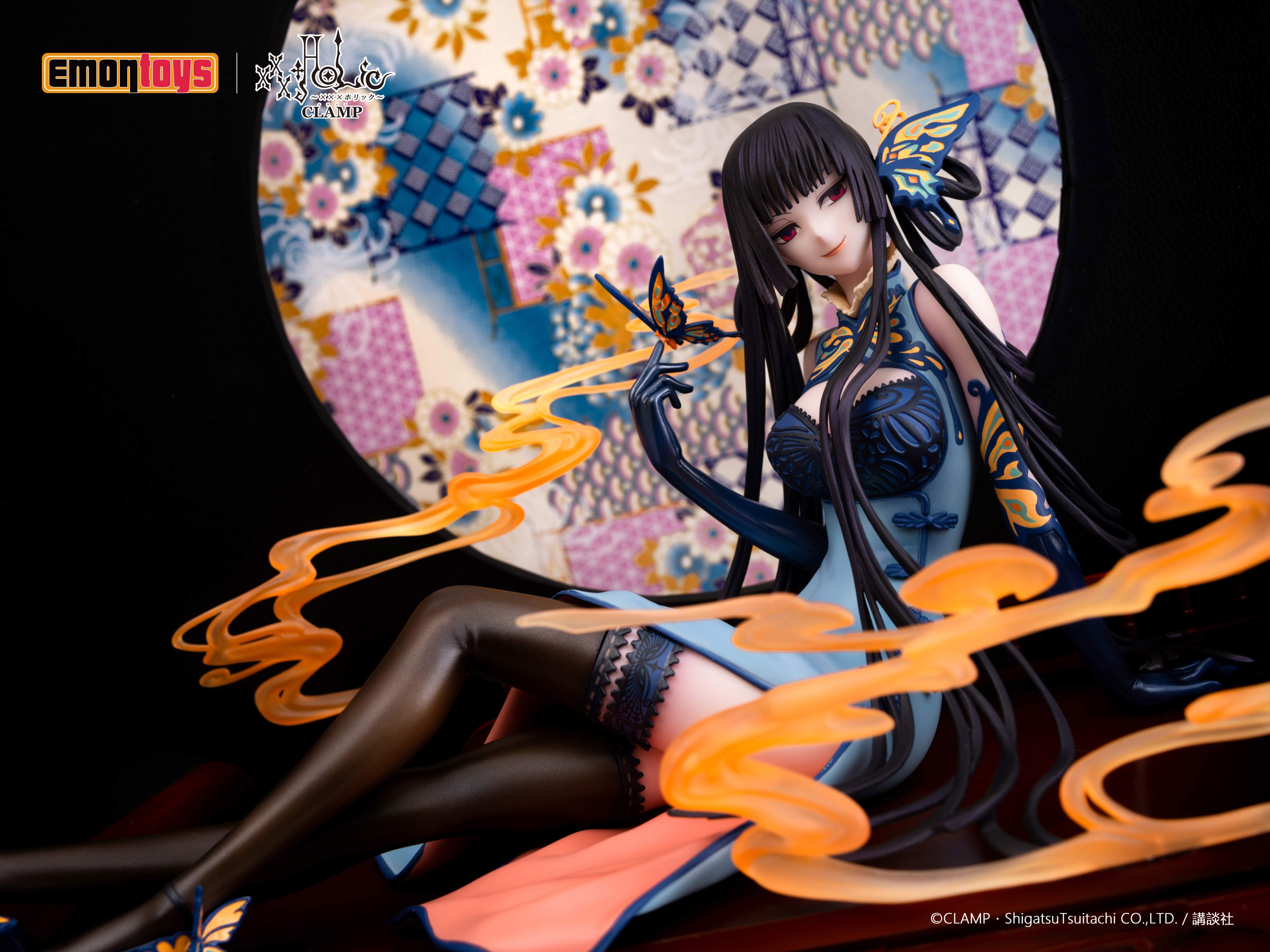 新品未開封 xxxHOLiC 壱原侑子フィギュア CLAMP EMONTOYS フォトレビュー】『xxxHOLiC』 壱原侑子 1/7 完成品フィギュア