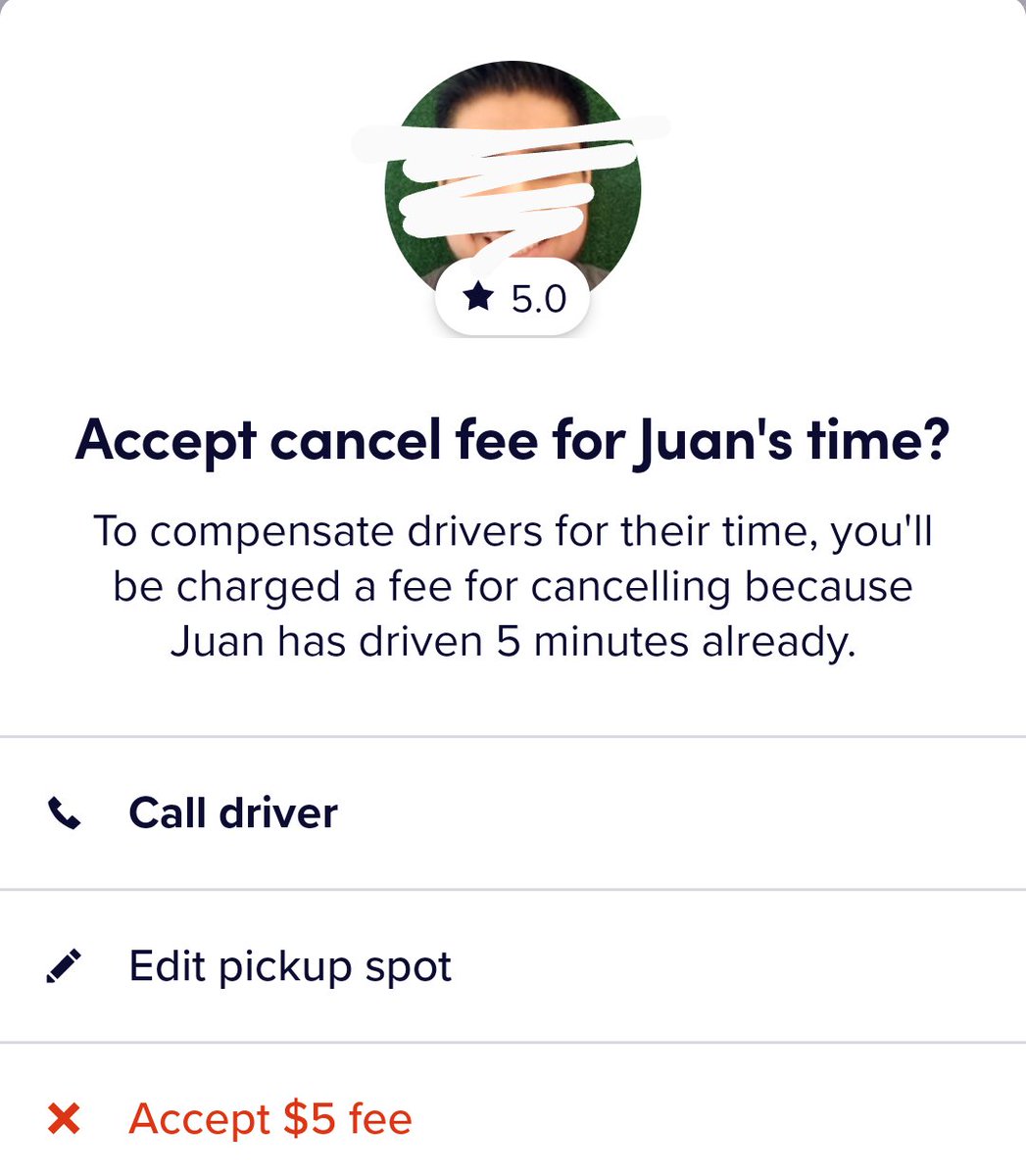 So I'll be charged for wasting Juan's time even though he accepted a ride while being 20 minutes away from a drop off at the airport. Who's wasting who's time here, <a href="/lyft/">Lyft</a>?!
