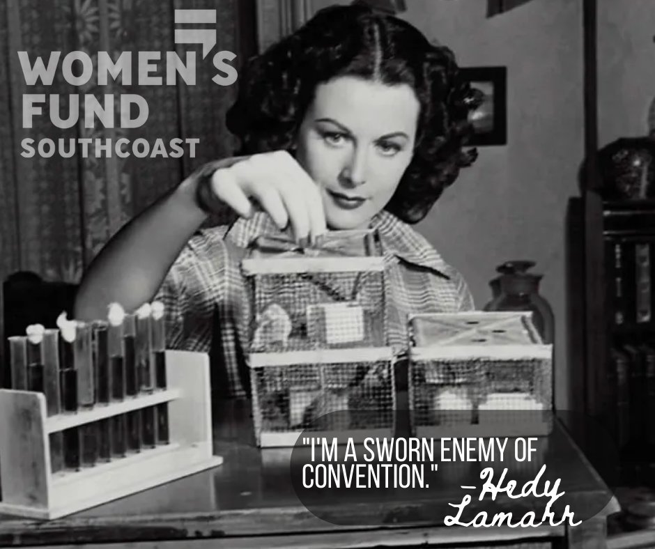 Day 27: Hedy Lamarr (1914-2000) is most commonly known as an actress. However, she was also an accomplished scientist and inventor. Her work on radio frequency laid the groundwork for  wifi, GPS, and Bluetooth technologies. Read more about her work: ow.ly/J44D50EaJEC
