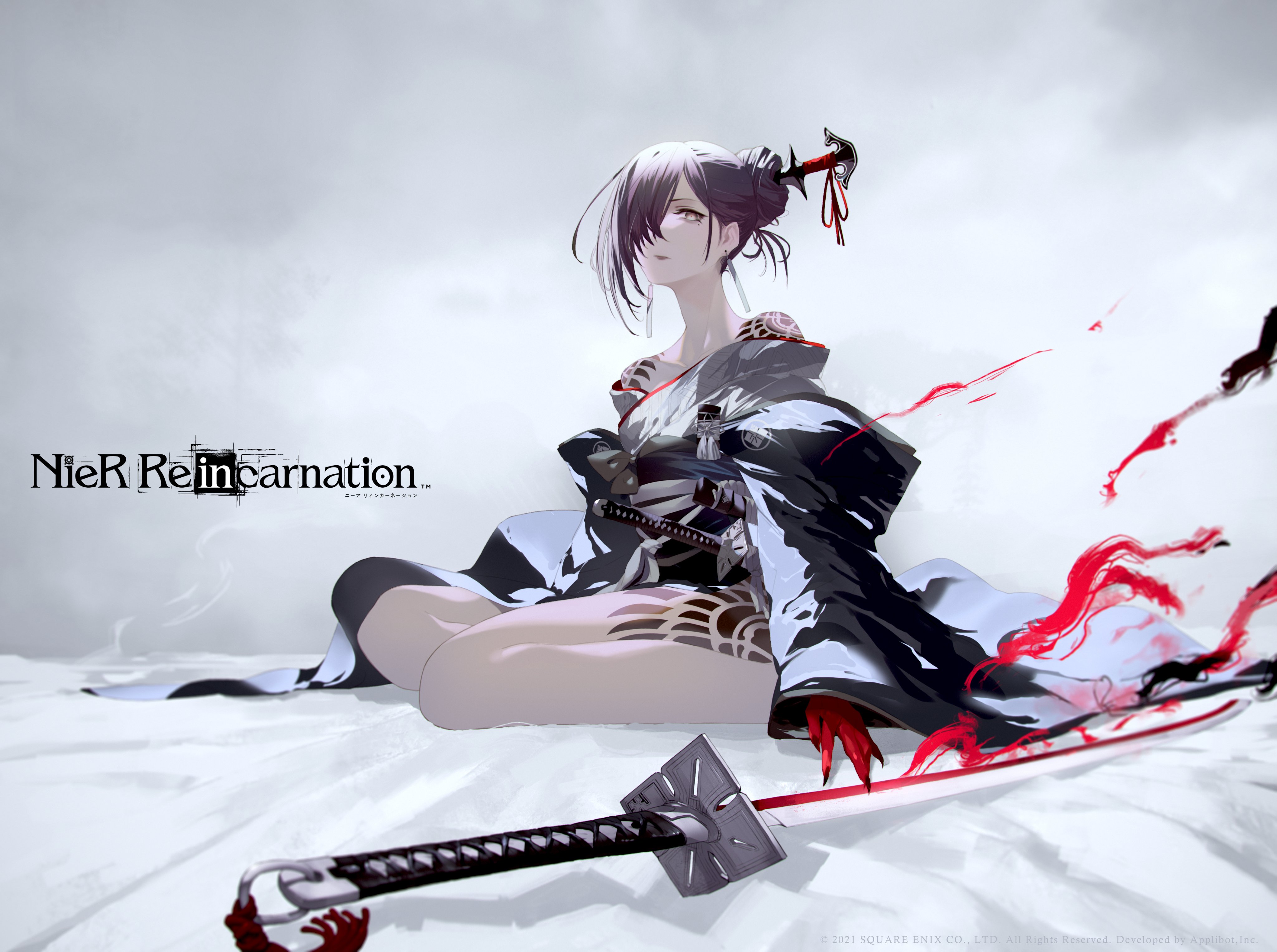 NieR リィンカーネーション 卓上キャンバスアート 挿話 星 NieR