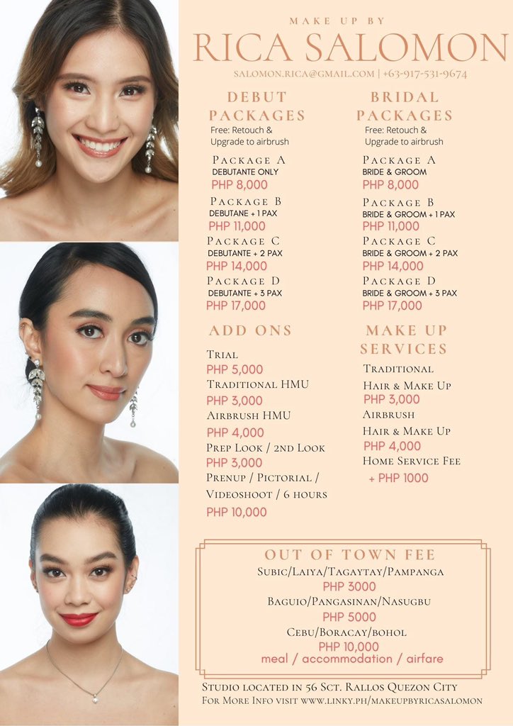 RicaSalomon's tweet photo. Hey guys! The pandemic really hit the HMUA industry hard so it would really help if you can RT this so I can get more clients this 2021. ❤️ #MakeupArtistPh #muaph https://t.co/yO7VZqzRpE