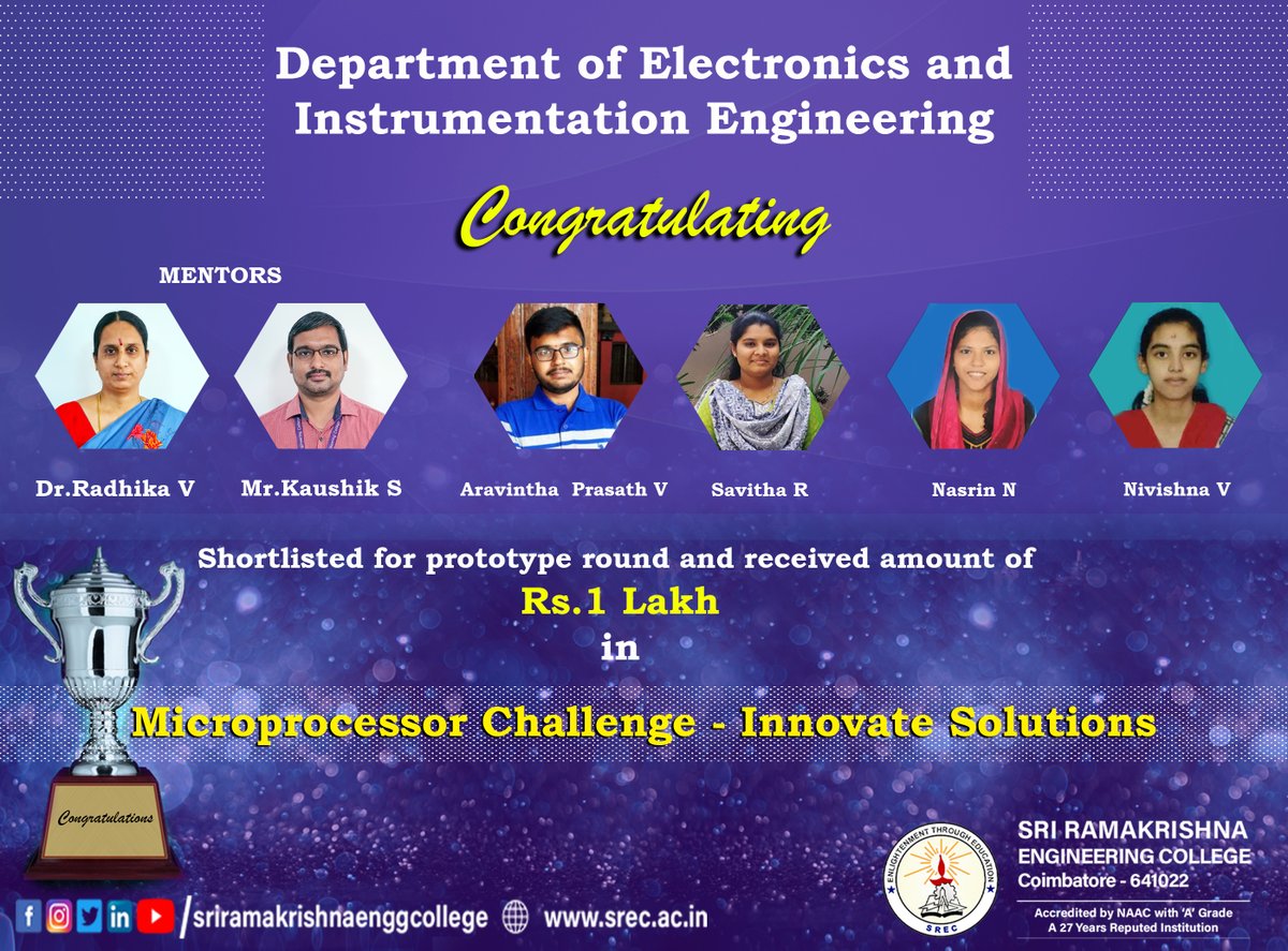Sri Ramakrishna Engg College (@sreccbe) on Twitter photo 