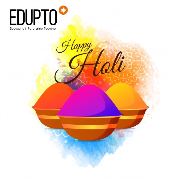 teamedupto's tweet photo. Team Edupto wishes a very happy &amp; a safe holi. 
May god fill your life with so much positive colours. 🙂

- Team Edupto

#HappyHoli2021 
#readystudygo https://t.co/1mxi7mTYQn