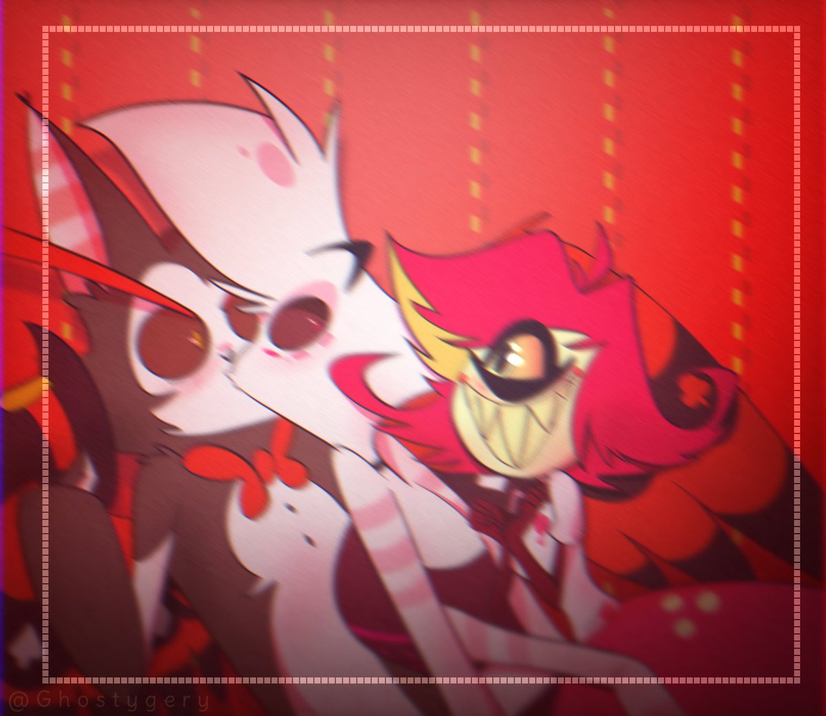GeryGhosty's tweet photo. Photo booth ☆

 #HazbinHotel #angeldust #husk #huskerdust #angelhusk https://t.co/8gKWEe8L2B