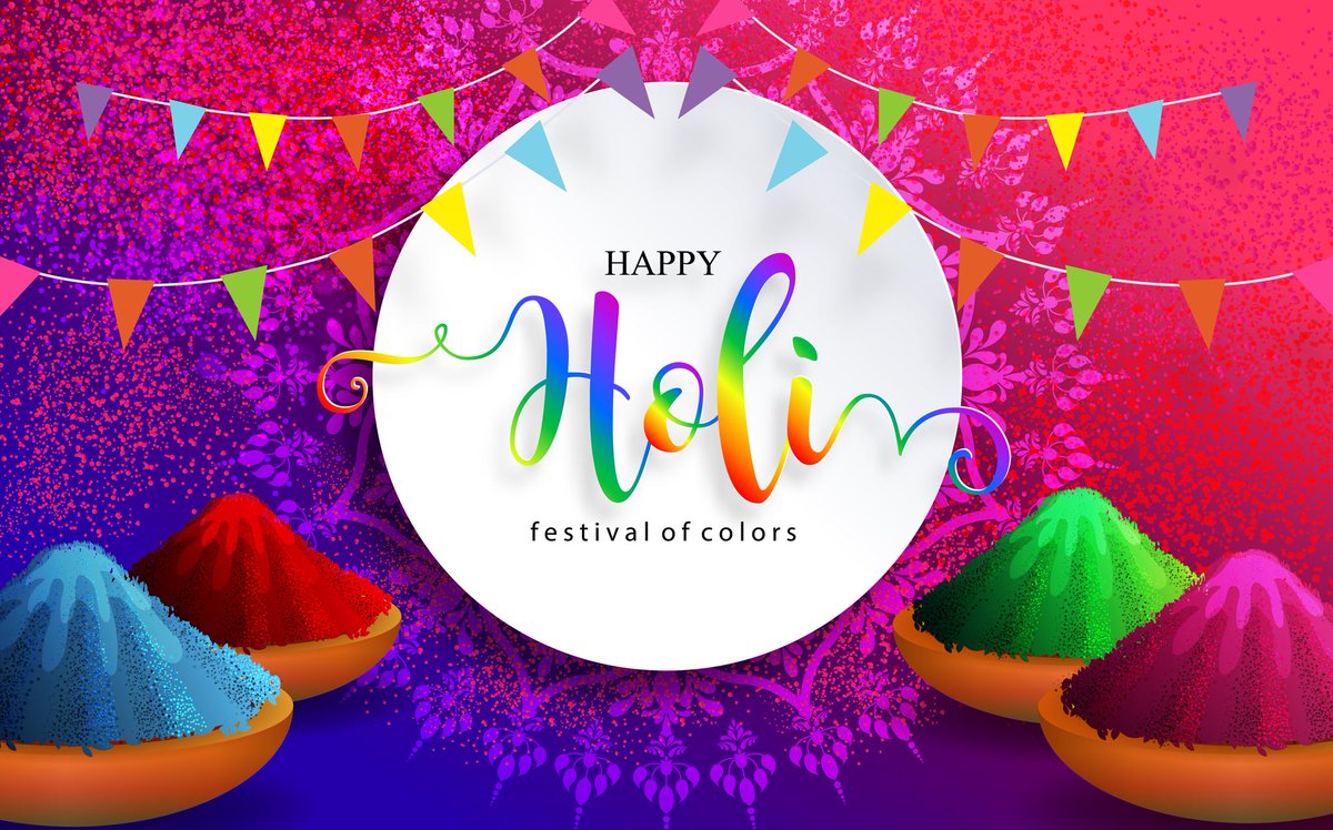 WanPersona's tweet photo. Extending my warm greetings and best wishes to all of you on this propitious occasion of Holi.....May the raiment of your life be tinted with eclectic colors of zest, bliss and bonhomie.....May your life be revivified and belabored with torrential prosperity....🌺
#HappyHoli https://t.co/RJ5mfZ5JKG