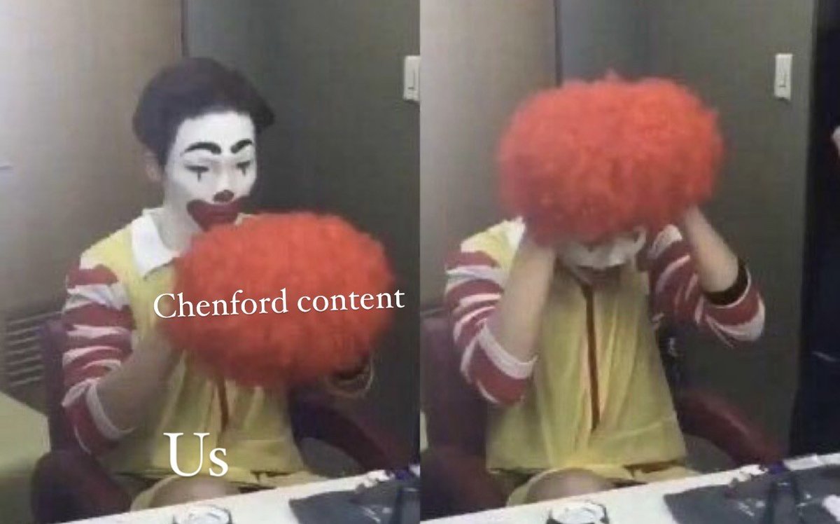 hey1dorothea's tweet photo. #Chenford fandom right now "it's a trap. It's a bait. But I'm enjoying the thrill anyway" https://t.co/Kb43XgOKON