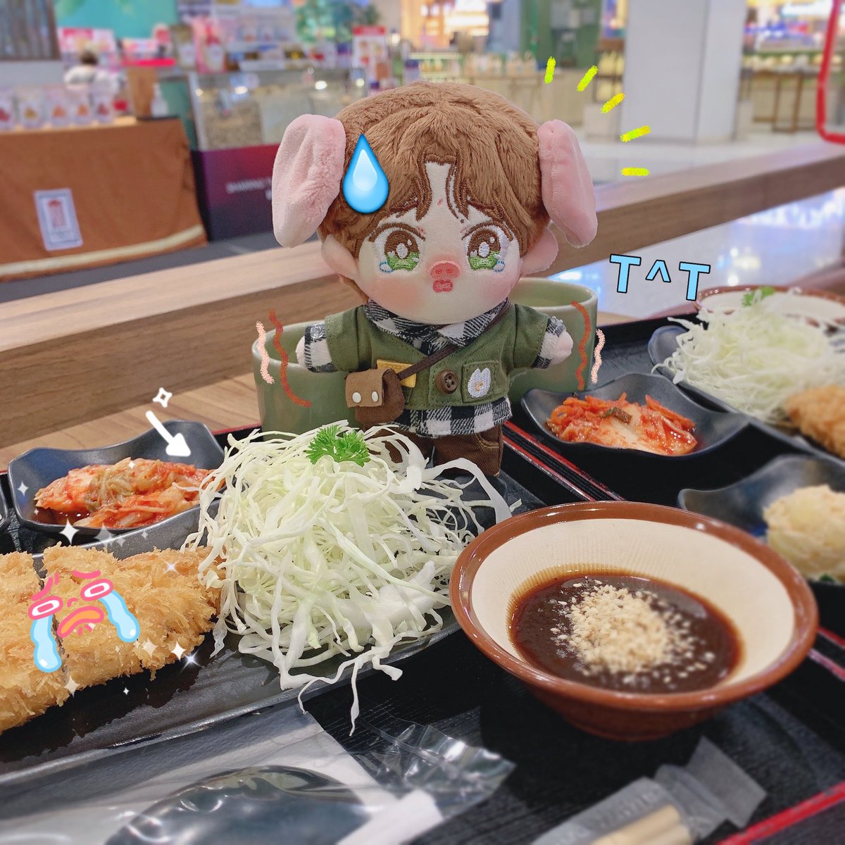 mkxscott_'s tweet photo. 🐽 มะ...ไม่กินน้อนได้มั้ยคั้บ 😢
/ไม่รอดแน่!

🐷น้องโบปีบ #allkorea1shop
👕 ชุดน้อง #MDreview 

#ตุ๊กตาอี้ป๋อ https://t.co/mGJW0vHCXm