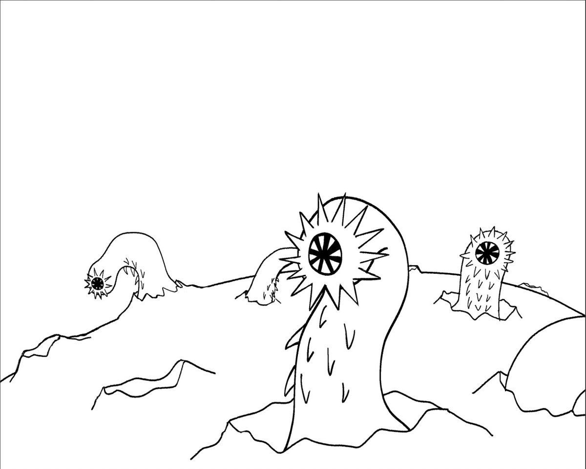 Shutterbuggxox's tweet photo. Concept vs Final Outline (Unless I decide to change it...again) Now time for some colour!
#spaceworms #digitalart #conceptsketch #finaloutline #ArtistOnTwitter #digitalillustration #surreal #alwaysroomformoorepodcast #space #weedinduced https://t.co/grQBOlhwWO