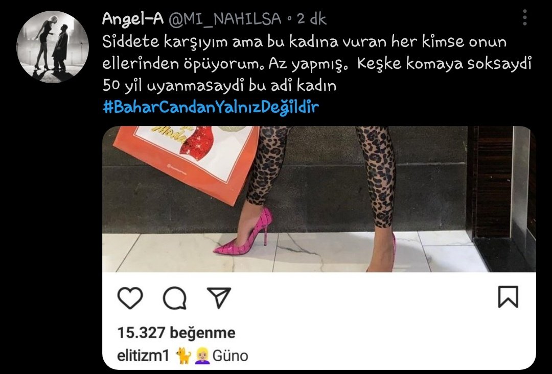 vkxjak_7's tweet photo. Bunlar nasıl insanlar? Midem kaldırmıyo artık. #BaharCandanYalnızDeğildir https://t.co/8sOnZldAQn