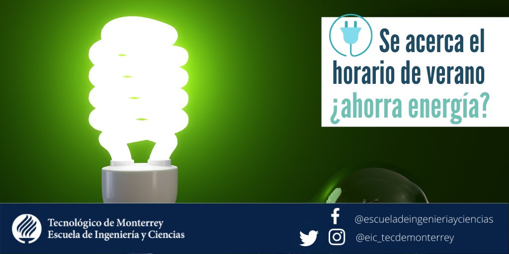 IngenieriasTec's tweet photo. Descubre la verdad sobre el cambio de horario 🕰☀️ y los beneficios de estar a la par con actividades económicas 📈🗺 de otros países, y con respecto al ahorro de energía eléctrica ⚡️💡en siglo XXI, en: https://t.co/wieTheJkG4

#EIC #EstaEICreible #OrgulloEIC https://t.co/4nHTHgTOpN