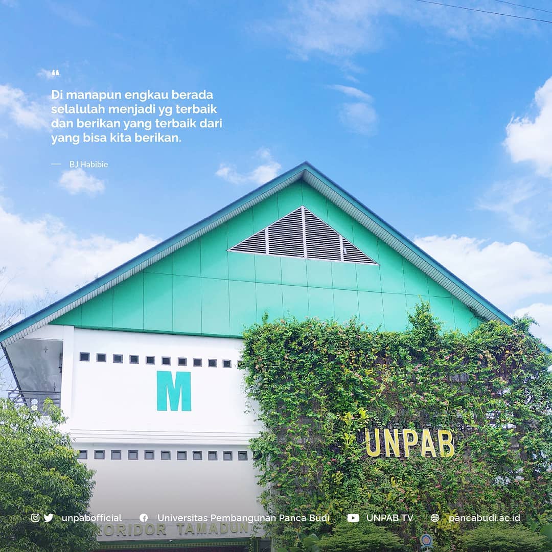 unpabofficial's tweet photo. Teruslah melangkah maju, tanpa merasa ragu.

Selamat hari Rabu #sobatUNPAB

#UNPAB
#TamadunMandiri
#Kampusmerdeka
#Universitas
#PotretUNPAB https://t.co/QovvaaiGV5