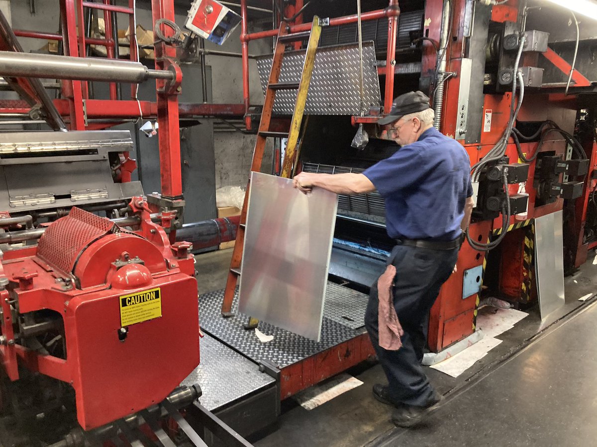 The last run of the Missoulian press March 28, 2021 - thread