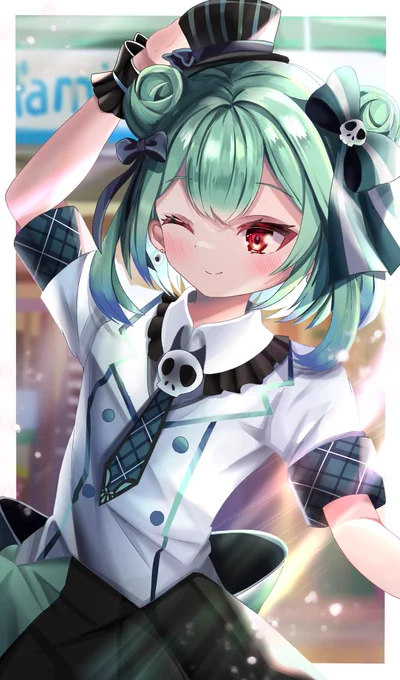 コラボ衣装るしあちゃん
 #絵クロマンサー
#ホロマート 