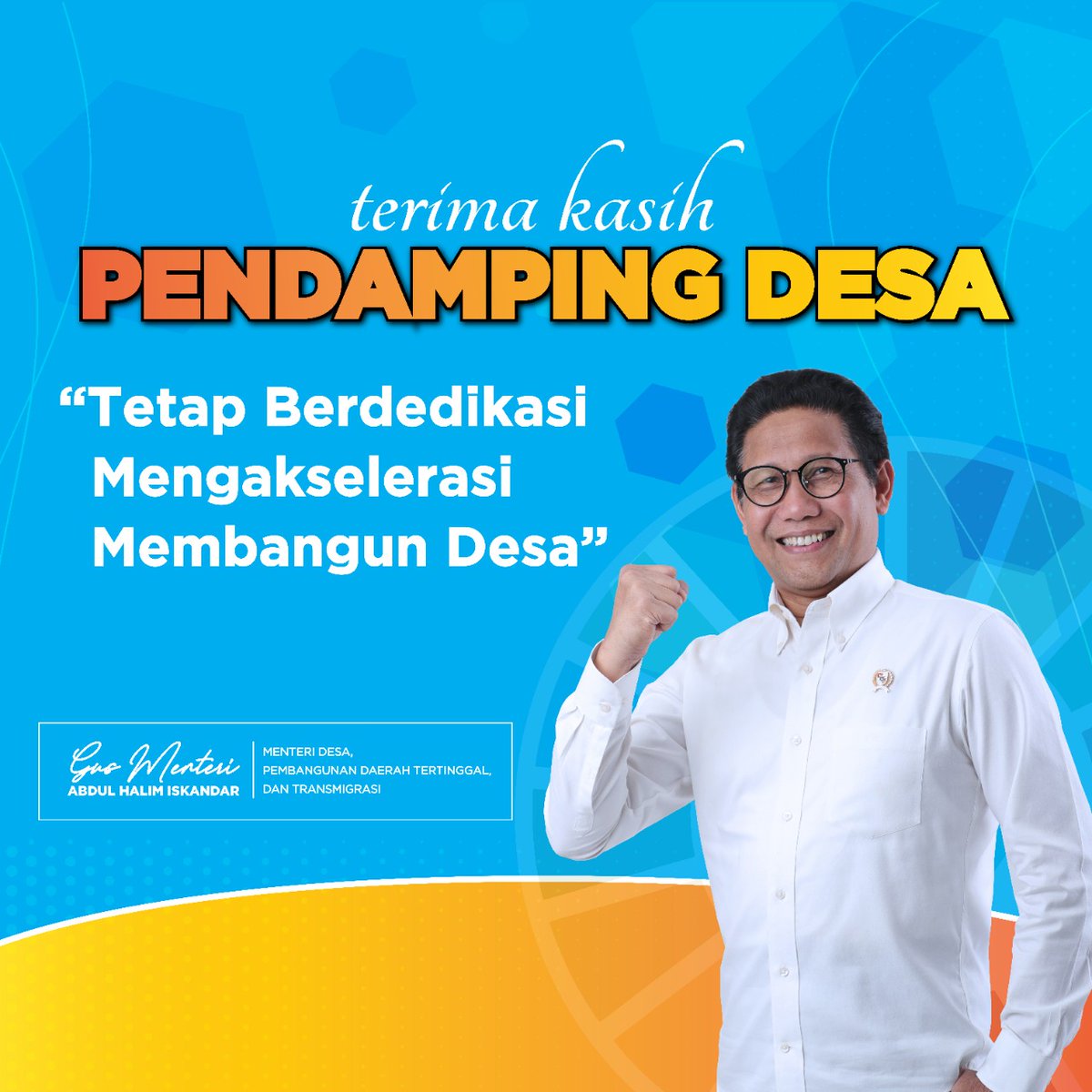 Gus menteri hari ini