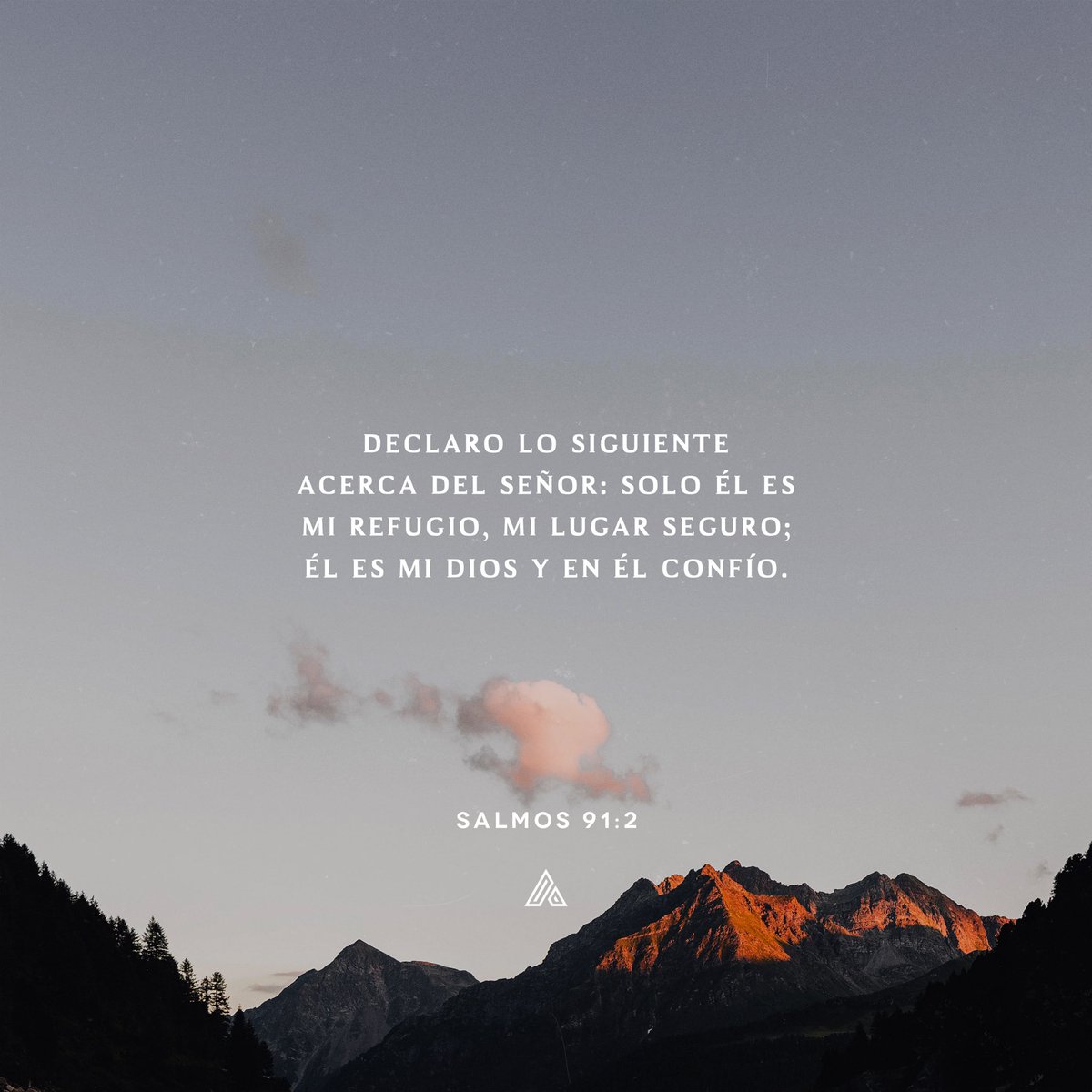 alientomg's tweet photo. “Declaro lo siguiente acerca del Señor: Solo él es mi refugio, mi lugar seguro; él es mi Dios y en él confío.” Salmos 91:2
#marzo #march #Aliento #AlientoMG https://t.co/cUy0dZUrjb