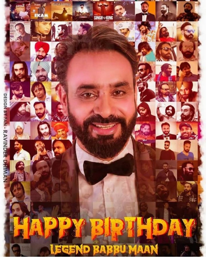 Happy Birthday ustaad Babbu Maan g 