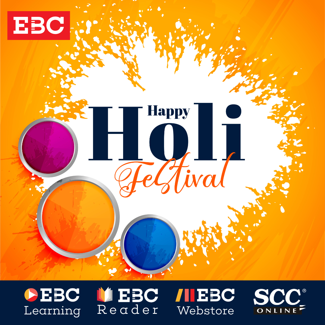 EBC group wishes you all a very happy &amp; safe Holi. BE SAFE! PLAY SAFE!! 

#happyholi #colors #happiness #Easternbookcompany #playsafe