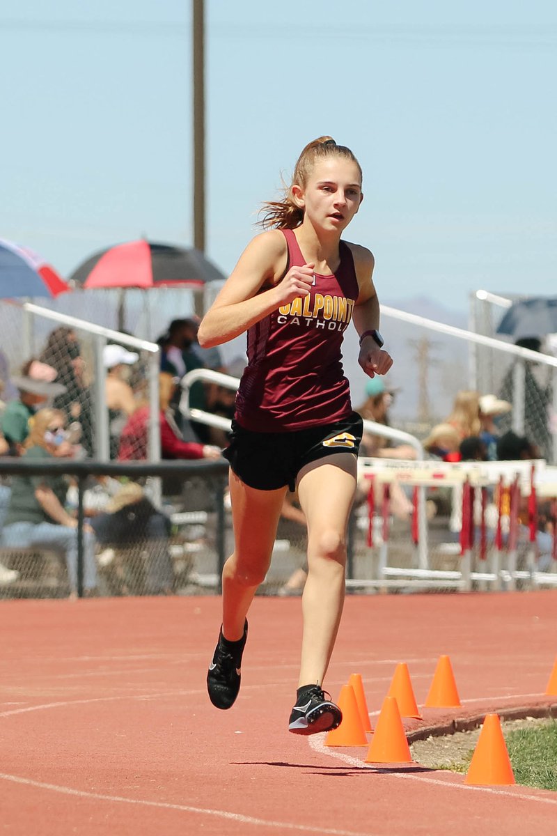 Kylie Wild ‘23 sets Salpointe Catholic school record in the 1600 with a time of 5:09.80!
