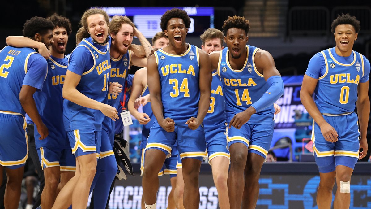UCLAMBB's tweet photo. The Bruins outlasted Alabama, 88-78, in overtime in an instant classic on Sunday to advance to the NCAA Tournament's Elite Eight.

UCLA had six players who scored in double figures. 

RECAP: https://t.co/4SzXdbwnBA https://t.co/JFLJxBwL0f