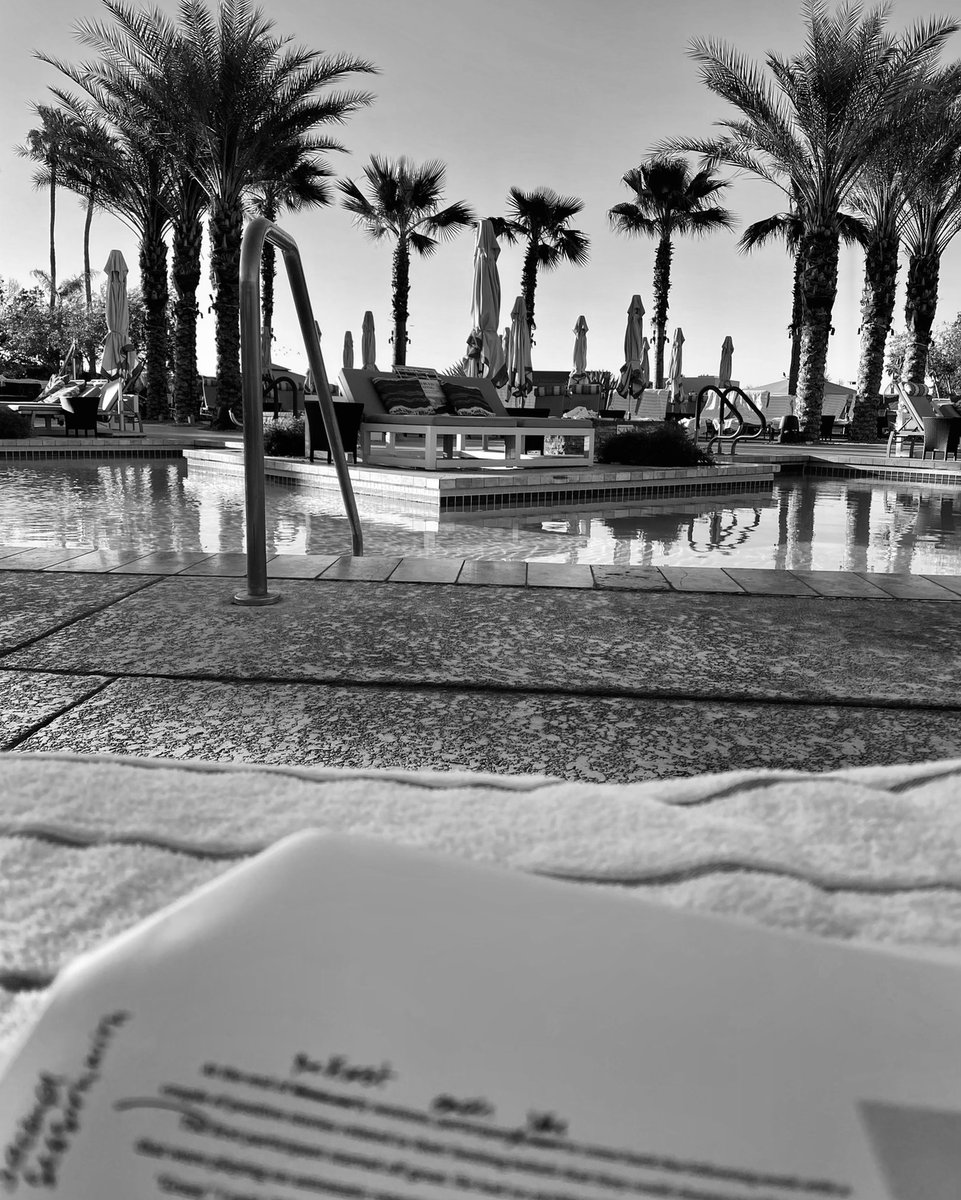 kindramhall's tweet photo. Book editing poolside.
.
I could get used to this. ๐
.
Just final edits on 6 more chapters and draft one is done!!
.
๐๐ป๐๐ป๐๐ป
.
.
.
#poolside #springbreak2020 #authorlife #writerscommunity #publishedauthor #booktwo #scottsdaleaz #thephoenician #resortliving #femaleauthor https://t.co/zYZadZszmU