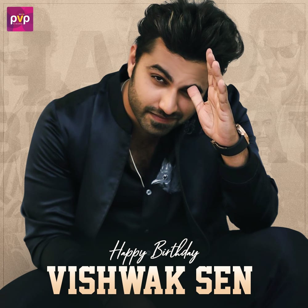 vamsikaka's tweet photo. Here's  wishing Maas ka Das @VishwakSenActor A very Happy Birthday😊. Wishing you all the success in your future endeavours. #HBDVishwaksen @PVPCinema https://t.co/kP71UgPjlp