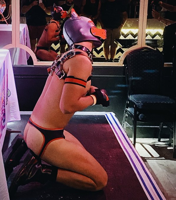 Who's this stage pup I wonder ?? #bdsm #kink #puppyplay #pupplay #petplay #fetish https://t.co/Ht1vZ