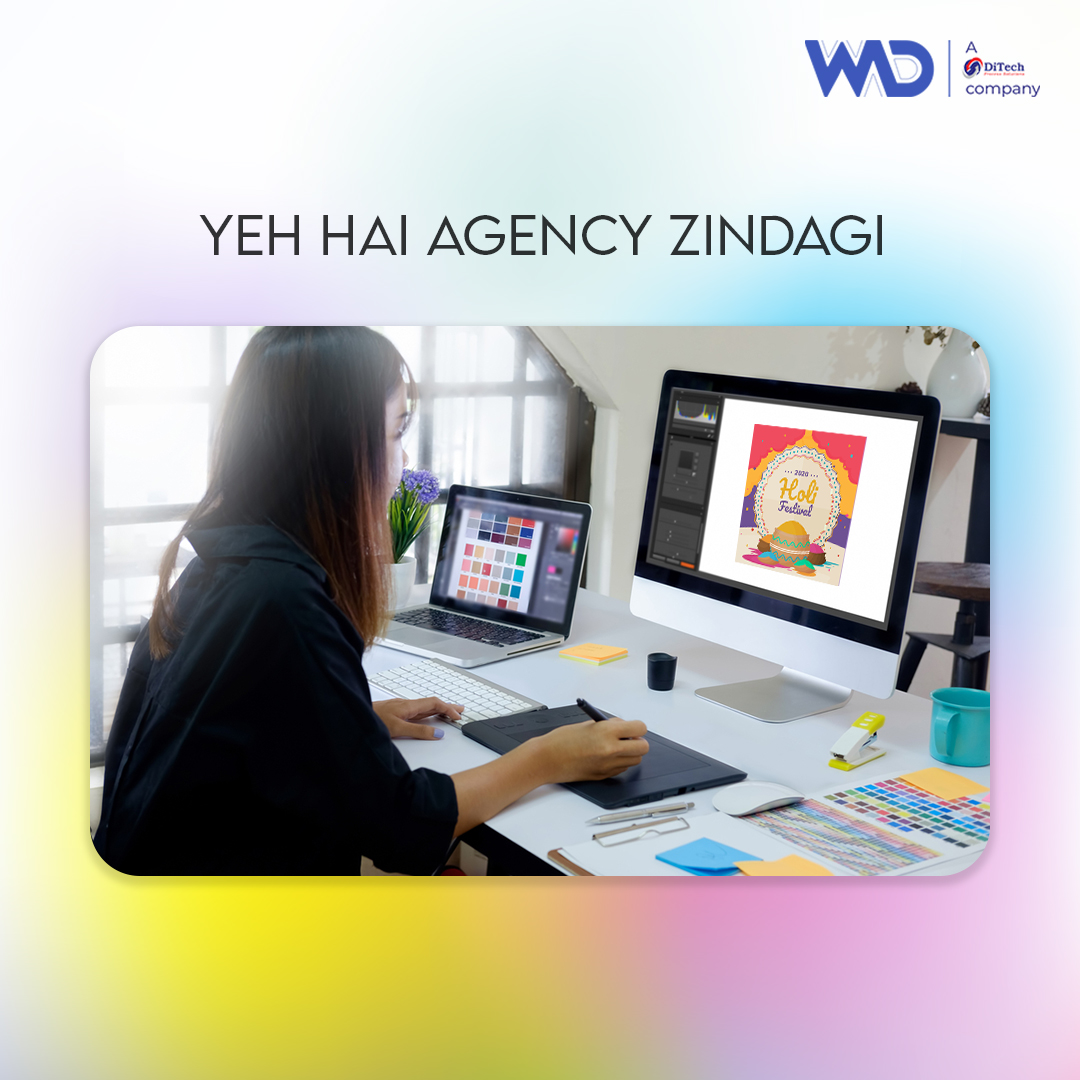 For those who are busy splashing colors on their screen, happy holi to you too!

#happyholi2021 #safeholi #thewadagency #agencylife #graphicdesignerlife #marketingagency #marketing101 #igmarketing #digitalmarketingagencyindia